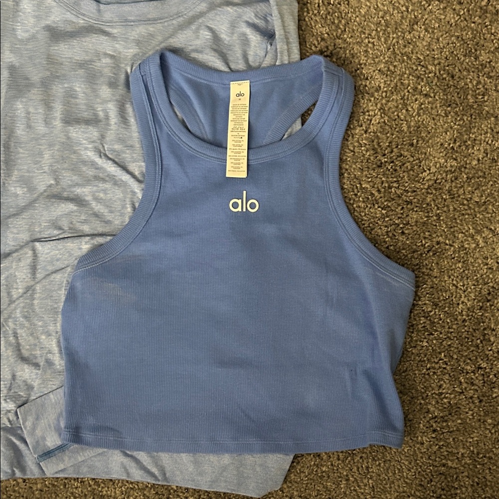 Alo Blue Tank Top